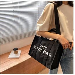 Designer- Women Shoulder Bag Handbag Large Canvas Tote Cloth Shopper Letter Printing Crossbody 2022
