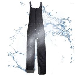 Skiing Pants Winter Snow Bibs Ripstop Warm Insulated Snowboard Overalls Easy To Wear Multi-Functional Ski