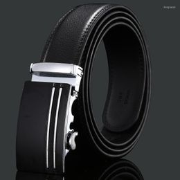 Belts TJ-TingJun First Choice Belt Men's Leather Automatic Buckle Business Fashion Strap Young People Waistband Worker Sash