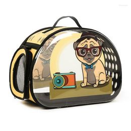 Dog Car Seat Covers Transparent Messenger Bag Cat Pet Backpack Outing Supplies Puppy Carrier Accessories Breathable Shoulder