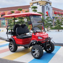 Wholesale Golf cart electric sightseeing car hotel building reception 2-6 seats New energy vehicle Golf Products