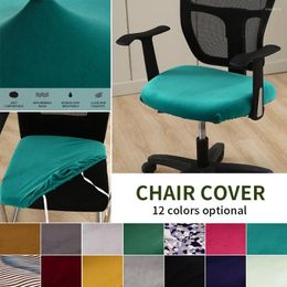 Chair Covers Cover Plain Gaming Computer Case Office Chairs Armchair Removable Anti-dirty Cushion Desk Seat Universal Size