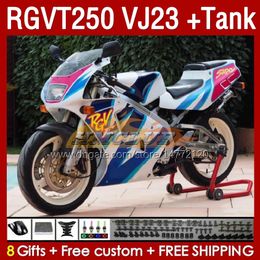 Fairings & Tank OEM For SUZUKI RGVT RGV 250CC 250 CC 1997-1998 Bodys 161No.194 RGV250 VJ23 SAPC RGVT250 RGV-250 97 98 RGVT-250 RGV-250CC 1997 1998 ABS Fairing factory blue