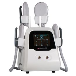 Ems 4 Handles Muscle Stimulator Fitness Tesla HI EMT body Sculpt machine