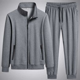 Men's Tracksuits FallWinter New Casual Fall Sports Suit Trend Standing Collar G221011