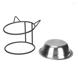 Dog Car Seat Covers Raised Pet Bowls Cute Cat Ears Shape Food Stainless Steel With Stand For Dogs