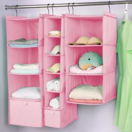 Clothing Storage Home Hanging Organisers Wardrobe Oxfords Cloth Drawer Folding Bag Washable Container