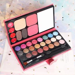 Eye Shadow 33 Colours Fashion Wallet Eyeshadow Palette Waterproof Long Lasting Pearly Matte Glitter Highlight Brow Powder Full Set Makeup