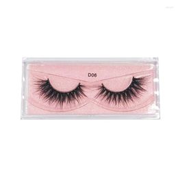 False Eyelashes D06 Series The Est 10 Style Good Quality 3D Real Mink Natural Thick Fake Handmade Lashes Makeup Extension