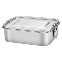 Dinnerware Sets Bento Lunch Box Metal Containers Leakproof Container 1200ML Dishwasher Safe BPA Free Stainless Lid