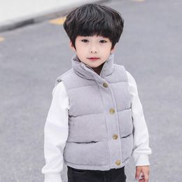 Tench Coats Toddler Boys Girls Vest Fleece Fuzzy Sleeveless Coat Outerwear Pockets Little Size 7 Running Tail