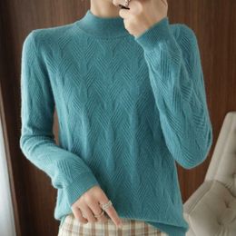 Women's Knits Tees Autumn Winter New Women Pullover O-neck Cashmere Wool Sweater Twisted Flower Thick Sweater Loose Knit Bottoming Shirt Pullover T221012