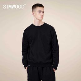 Herren Hoodies Sweatshirts SIMWOOD Aletic Pullover Fleece Hoodie 390g i Stoff 2022 Herbst Winter Neu Warm Plus Size Jogger G221011