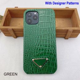 Luxury Designers crocodile Leather Phone Cases For iphone 14 pro max case Cellphone Classical IP14Plus 14Pro 13 13Max 12 12P 11 11Pro Max Xr Xsmax 6 7 8Plus Back Cover
