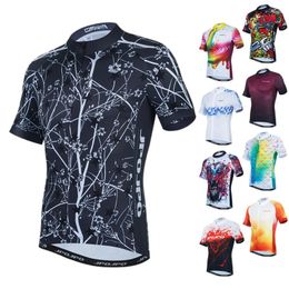 Racing Jackets Weimostar Cycling Jersey Men Summer Short Sleeve Clothing Ropa Ciclismo Anti-UV MTB Bike Quick Dry Bicycle Shirt