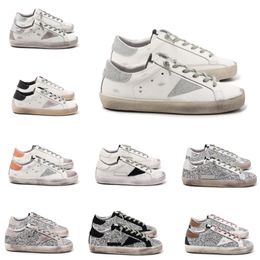 Mode Luxus Sportschuhe Freizeitschuhe Flacher Schuh Superstar Männer Frauen Ball Star Weißes Leder Qualität Größe 35-45