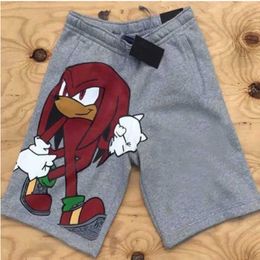 Summer Designer Mens Shorts Drawstring Pants Cartoon Printed Sweatpants Trend New Cotton Capris Casual Plus Size Clot 261