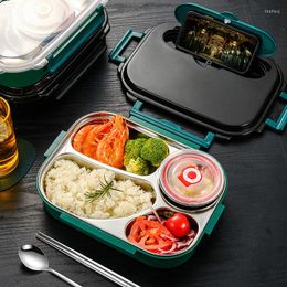 Dinnerware Sets Stainless Steel Bento Box With Soup Cup Storage Containers Kids Thermal Lunch For Women School Japanese