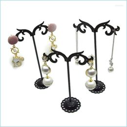 Jewellery Pouches Bags Jewellery Pouches Bags 3Pcs Display Hanger Store Classical Decorative Rack Iron Plating Home Vintage Bracelet Nec Dhbzf