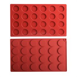 Wholesale Baking Moulds Silicone Mat Pad for Wax Seal Stamp 24-Cavity Sealing with Removable Sticky Dots for DIY Craft Adhesive Waxing KD1