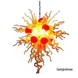 Modern Chihuly Style Chandeliers Lamps Hand Blown Glass Chandelier Light with LED Light Source Indoor Lighting for Living Room Kitchen Decor Lights Fixture LR447