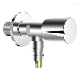 Copperjoy Angle Valve G1/2'' Wall Mount Faucet Outdoor Bibcock 3/4'' With Dual Tap Outlets Perfect for Bathroom & Laundry.