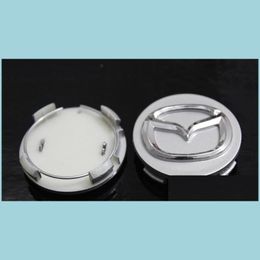 Wheel Covers 4Pcs 56Mm Mazda Logo Car Emblem Wheel Center Hub Cap Badge Dust-Proof Ers For 2 3 5 6 Cx-5 Cx-7 Cx-9 Rx8 Drop Delivery Dhfk9