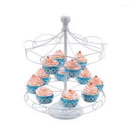 Bakeware Tools Ferris Wheel 8 Cups Cupcake Stand Cake Holder Christmas Wedding Decoration Mold Fondant Sugar Craft