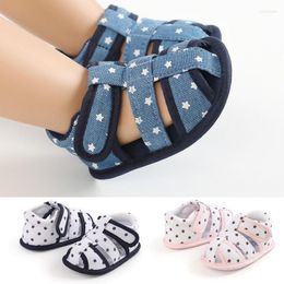 First Walkers Born Baby Girls Boys Anchor Infants Summer Crib Sole Shoes Prewalker Boy