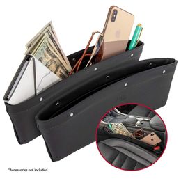 Car Organiser Car Seat Gap Storage Organiser Boxs Filler Console Organiser Car Interior Accessories Side Drop Caddy Catcher Delivery Dhofj