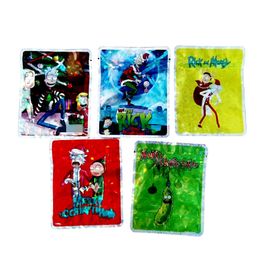Jewellery Pouches Bags Empty Packaging Gramme Small Mylar Bag Package Packing Smoking Set Dry Herb Baggies Zipper Resealable Candy Rick Ot8Ry