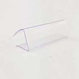 Retail Supplies Insert Memo Price Label Card Tag Display Clip Holder Stand Erasable PVC Supermarket Shelf Wood Board Glass 100 sets