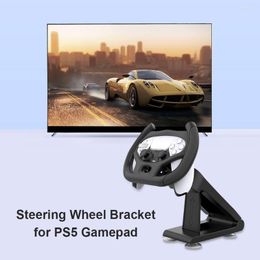 Game Controllers Gaming Steering Wheel With Bracket For 5 PS5 Car Racing Games Handle