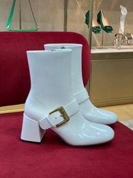 Sweet SAUCY Stivali da donna Platform Sneakers marchio contatore popolare elegante e versatile elegante serie di scarpe Retro Chic Square Toes taglia 35-41