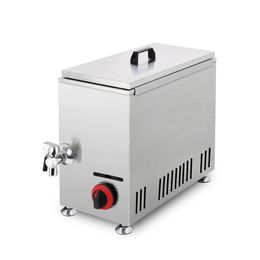 Food Processing Commercial Gas Cheese Hot Dog Fryer Machine