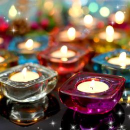 Candle Holders Western Table Glass Cup Decoration Candlelight Dinner Nordic Atmosphere Romantic Lamp Layout Props