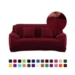 Chair Covers Solid Colour Sofa For Living Room Elastic L Shape Cover Corner Couch Slipcover Protector 1/2/3/4 Seater