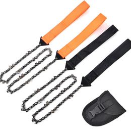 Portable Wire Saw Garden Outdoor Camping Tools 24-inch Survival Hand Zipper Saw Chains Saws Wood Cutting Tool 11 Tooth