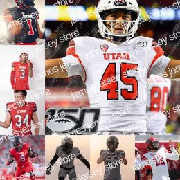 NCAA Utah Utes Football Jersey Hauati Pututau Chris Curry Jaylen Dixon Tho