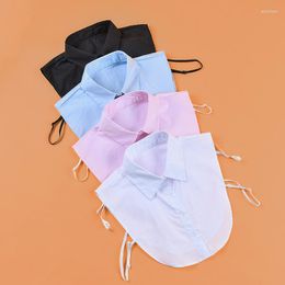 Bow Ties Linbaiway 2022 Women Shirt Fake Collar Detachable Collars For Mens Lapel Necklace False Top Clothes Decorative