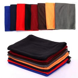 Bandanas Polar Fleece Gaiter Men Women Outdoor Hats Scarves Camping Face Mask Warmer Neck Tube Hiking Scarf Winter Headwear