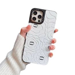 Cell Phone Cases Luxury Designer Phone Cases For IPhone 15 14 Pro Max 13P 12 XS 8 7 Fashion 3D Flowers Pattern Phonecase Silicone Shockproof Cover 1275424 QJH6