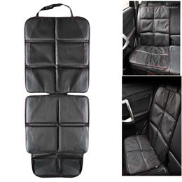 Car Seat Covers Universal Child Baby Toddler Protector Cushion Mat Cover Anti-Scratch PU Leather Waterproof Anti Slip