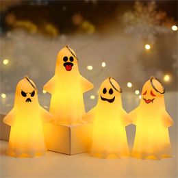 Halloween Ghost Night Light Cute Pumpkin Light Ornaments For Home Diy Party Decor