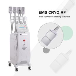 8 Handles Cryo EMS Electric Shock Cryolipolysis EMS Plates Machine Freezing Slimming System