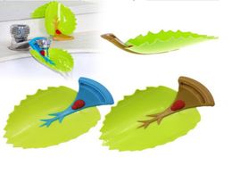 Creative Cartoon Children's Faucet Extender Hand Washing Auxiliary Leaf Sink Portable Bathroom Bathtub Blue Brown Leaf Veins