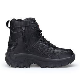 Stiefel WinterHerbst Männer Hohe Qualität Marke Militär Leder Special Force Taktische Wüste Kampf Boote Outdoor Schuhe Schnee 221012