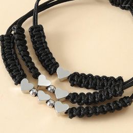 Charm Bracelets School Season Jewelry European American Creative Wrist Chain Small Love Flat Knot Chinese Mother-daughter