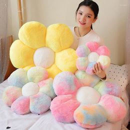 Pillow Plush Flower Furry Stuffed Petal Soft Fluffy Lovely Toys For Girls Kids Office Chair Floor Mat