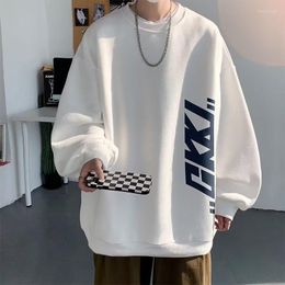 Men's Hoodies Oversized Men's Sweater Pullovers Round Neck Long Sleeve Harajuku Spring And Autumn 2022 Printed Loose Youth Top